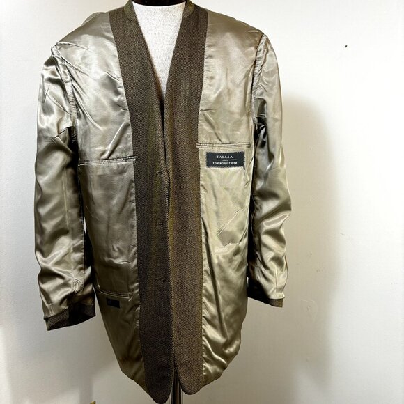 Tallia Uomo For Nordstrom Men's‎ Sport Coat Blazer 46L Wool Textured Suit Jacket - Picture 12 of 12